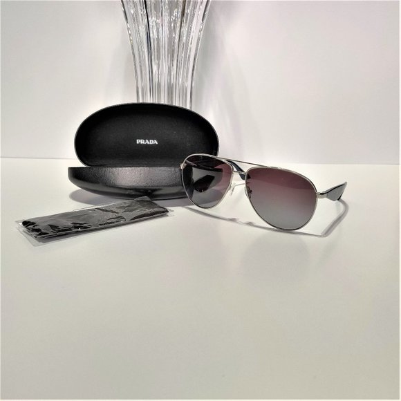 PRADA VINTAGE AVIATOR SUNGLASSES - Picture 2 of 14